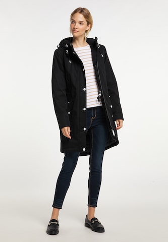 DreiMaster Maritim Winter Coat in Black