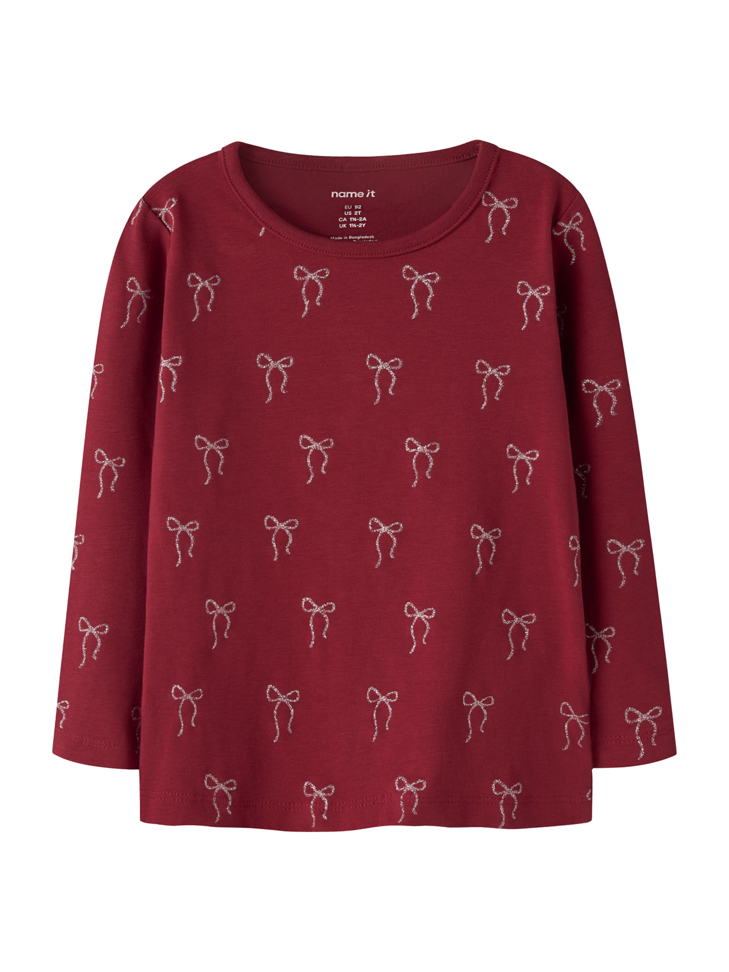 NAME IT - Camiseta 'NMFRI' en rojo: frente