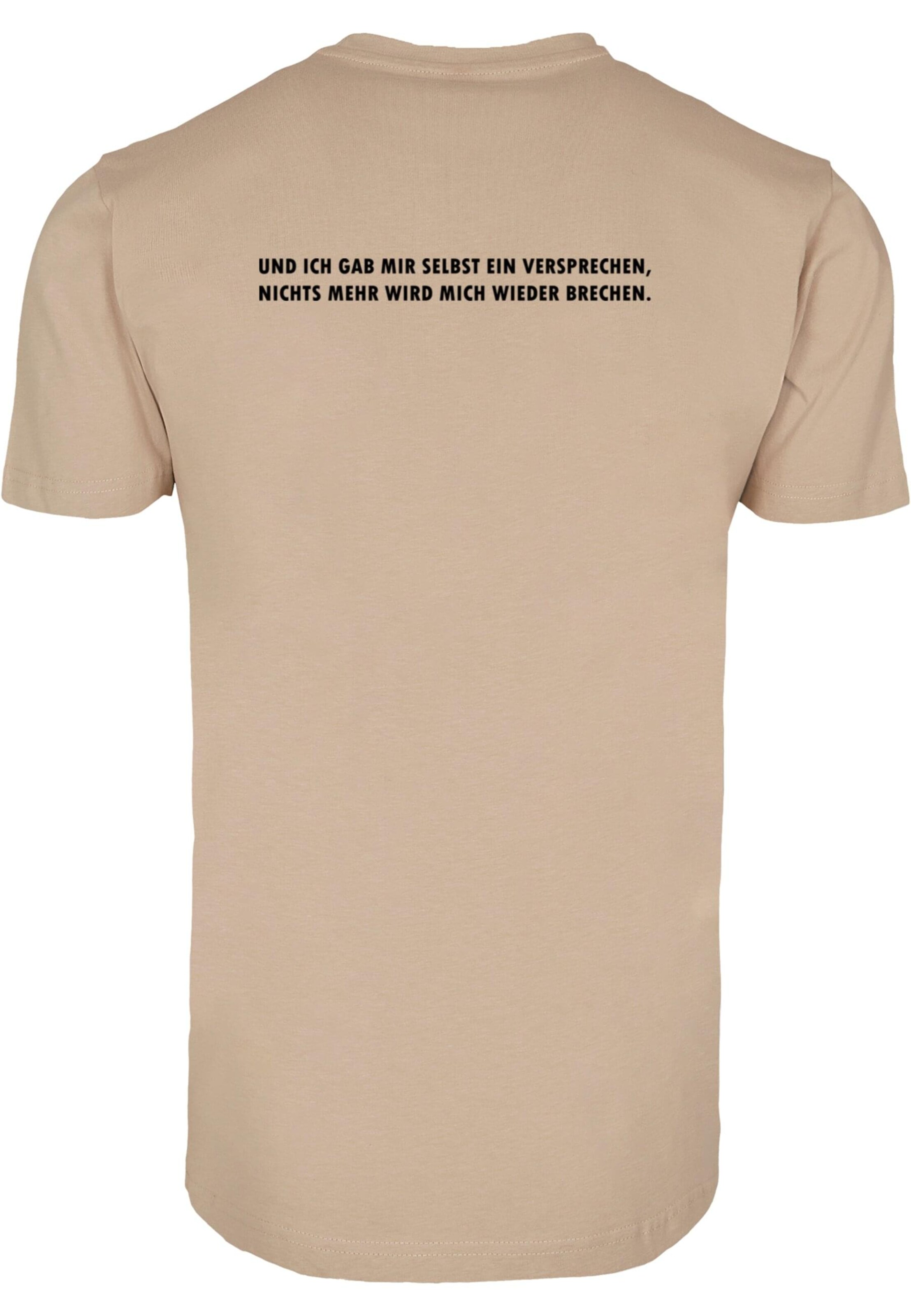 Merchcode T-Shirt 'Stabil' in Beige