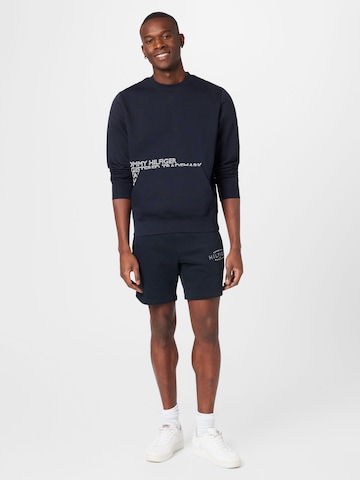 Sweat-shirt TOMMY HILFIGER en bleu