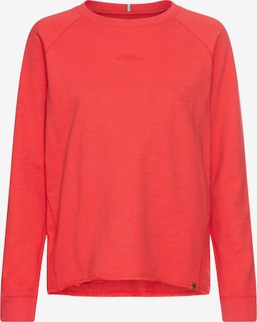 CAMEL ACTIVE Sweatshirt mit Raglanärmeln in Rot: Vorderseite