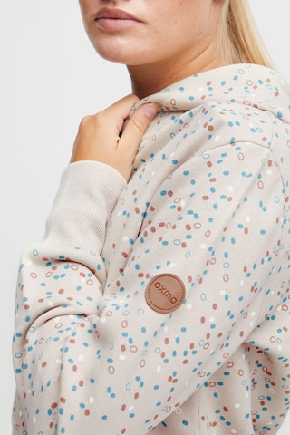 Oxmo - Sudadera con cremallera 'Beatrice' en beige