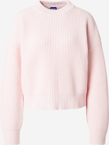 HUGO - Jersey 'Slogerya_B' en rosa: frente