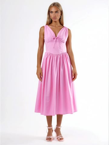 Busem Kleid in Pink: Vorderseite