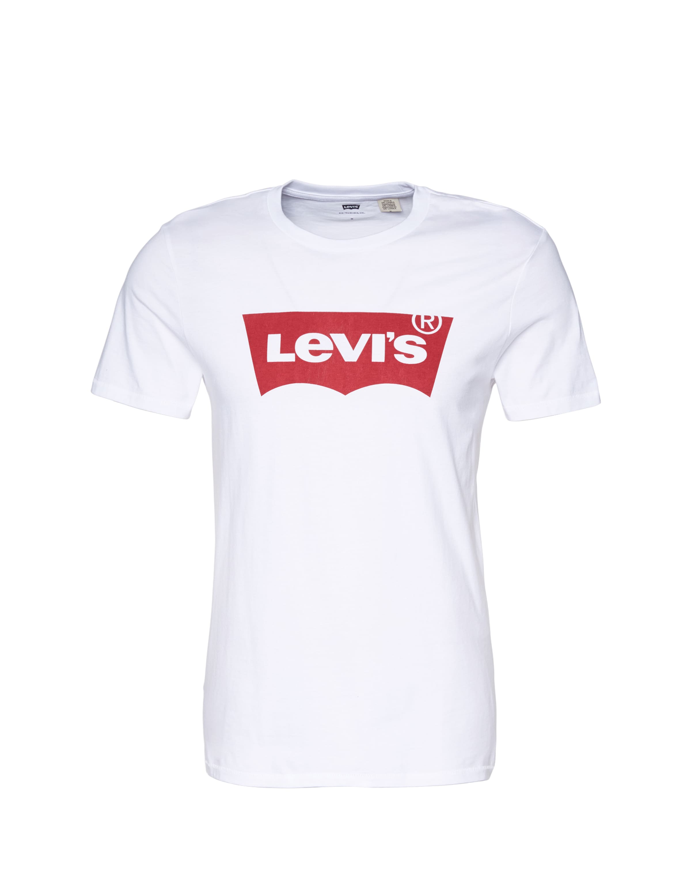 LEVI'S ® Štandardný strih Tričko 'Graphic Set-In Neck Tee' - Biela: predná strana
