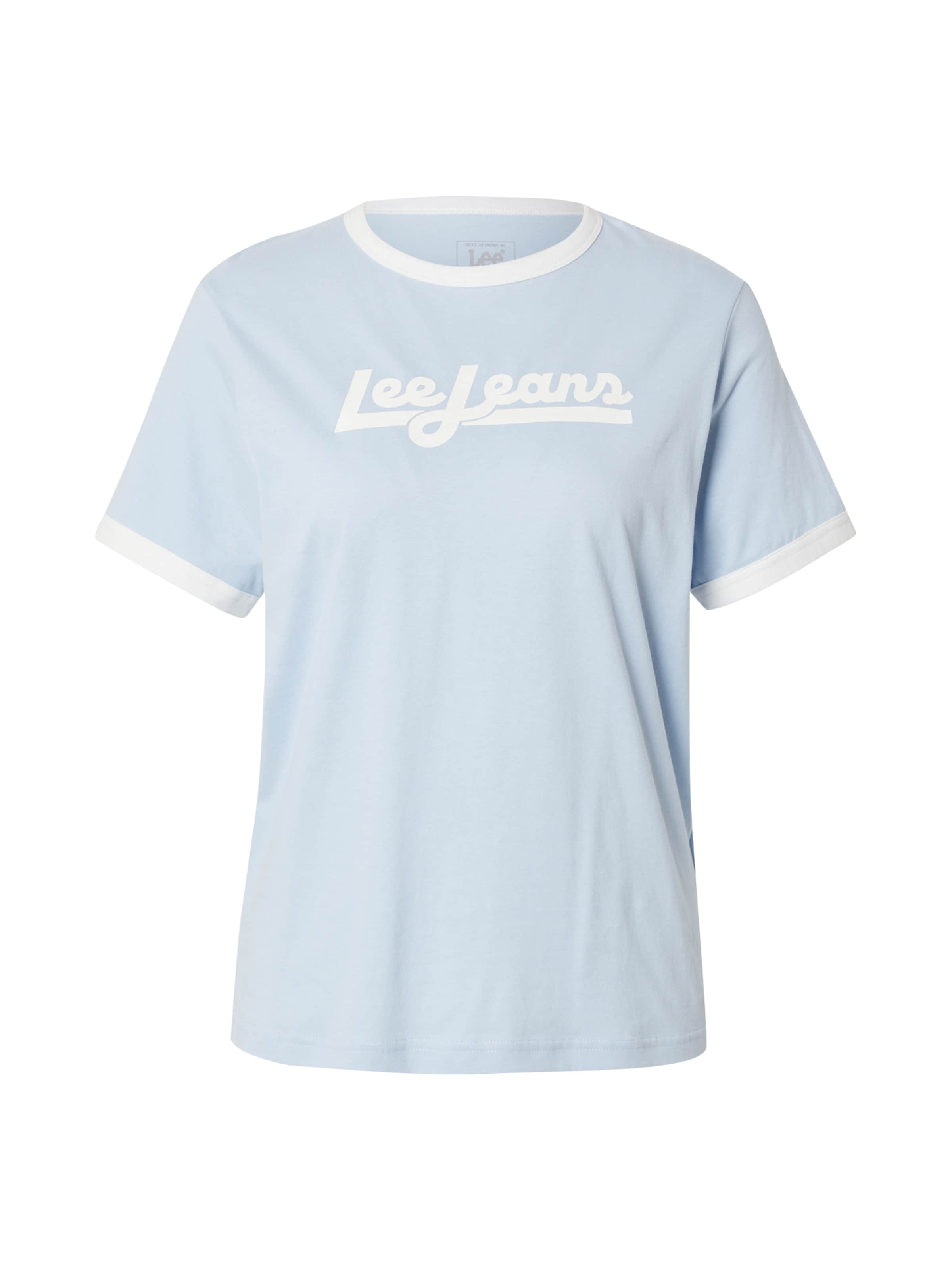 Lee Футболка 'RINGER TEE' в Синий: спереди