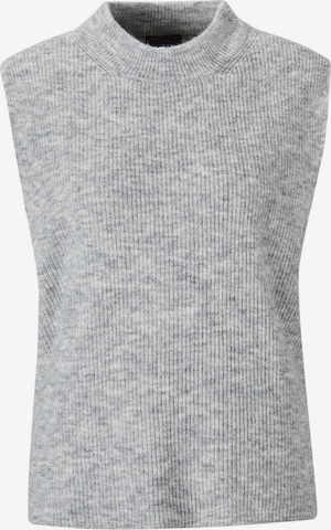 Goldner Strickweste in Grau: Vorderseite