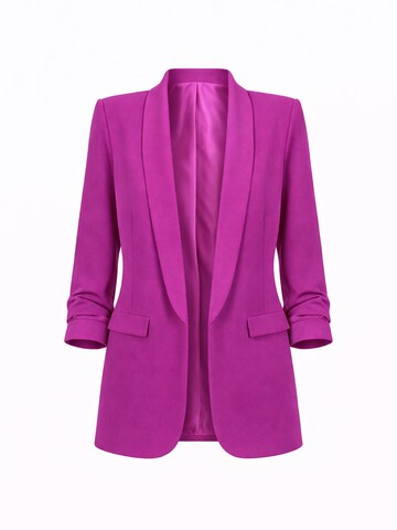 Worldclassca Blazer 'Damen Blazer 3/4 Arm mit Raffung' in Purple: front