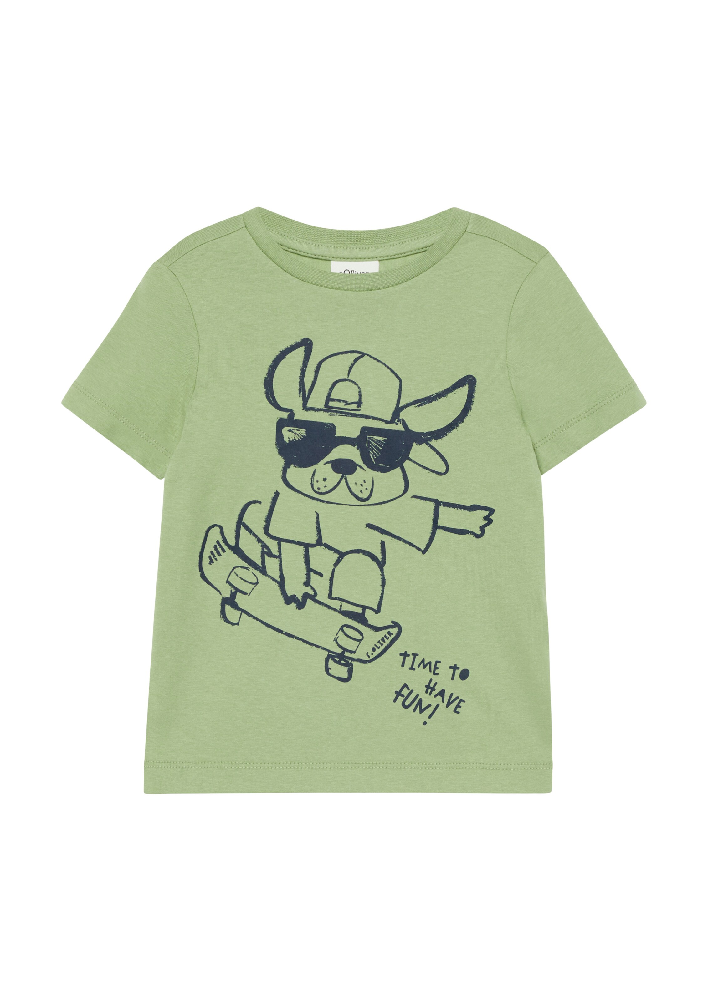 žalia s.Oliver Marškinėliai: priekis
