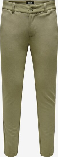 Only & Sons Chino 'Mark' in de kleur Kaki, Productweergave