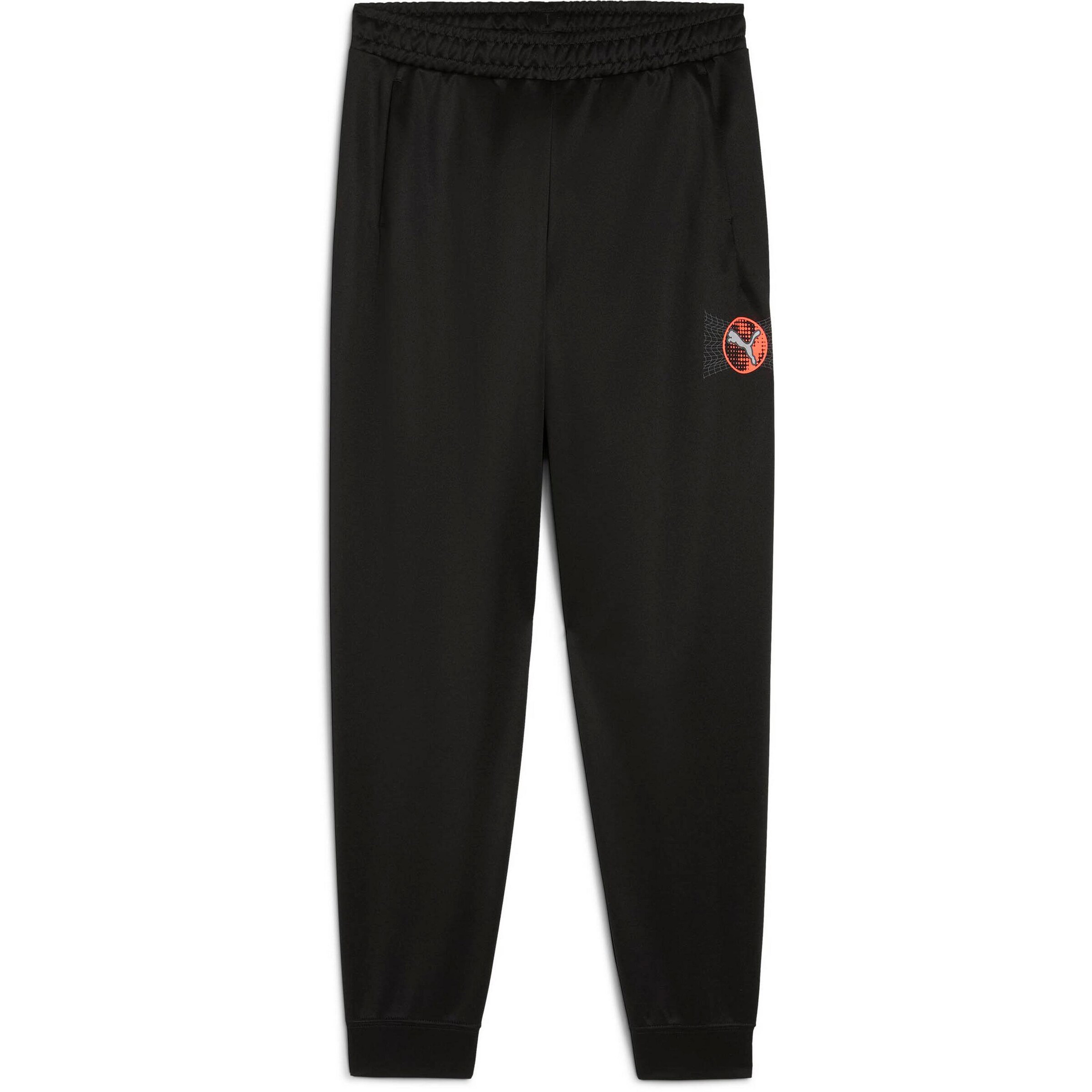 PUMA Tapered Workout Pants 'Active sports' in Black: front
