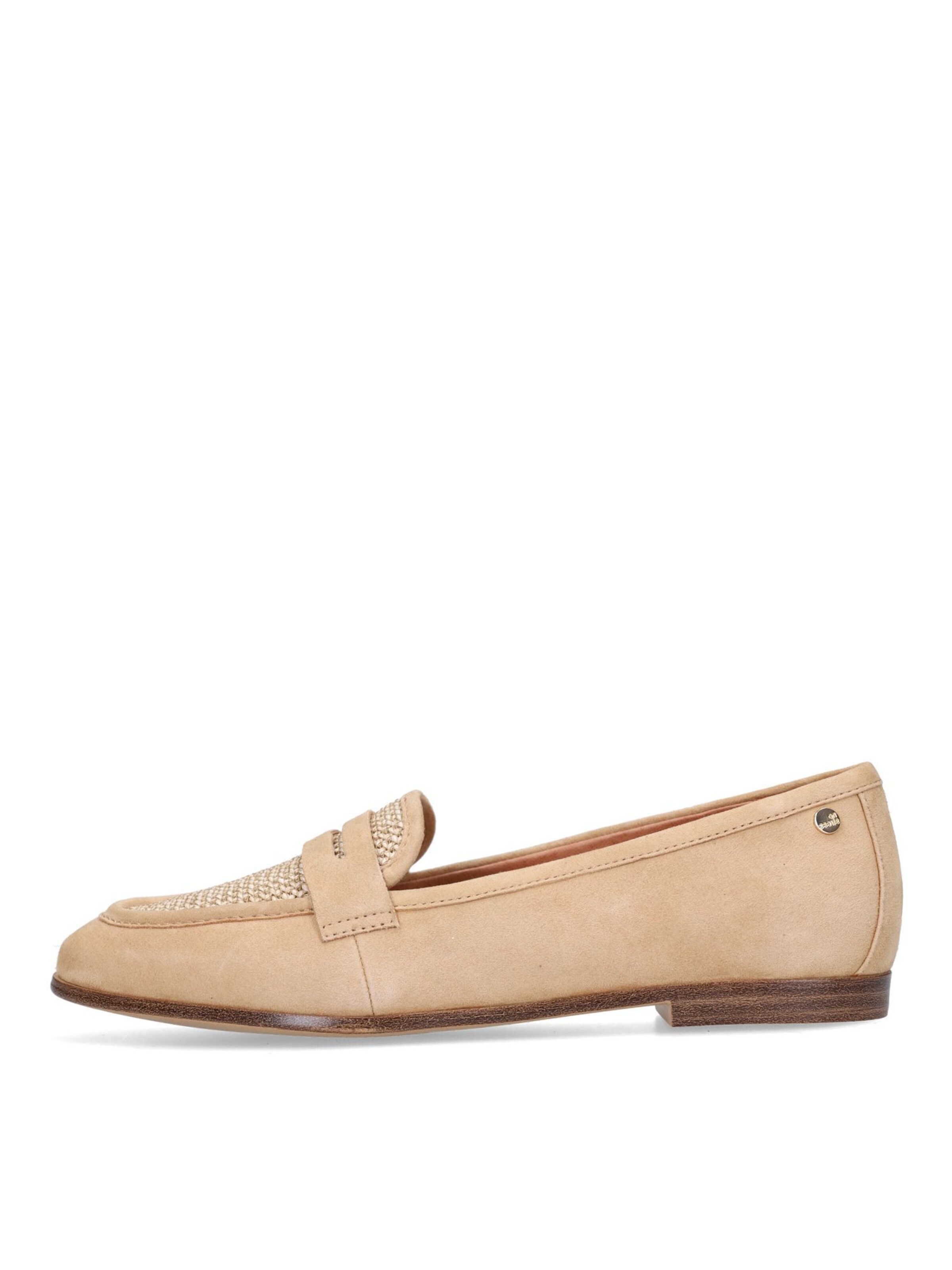 Chaussure basse no stress en beige : devant