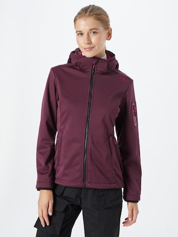 Veste outdoor CMP en violet : devant