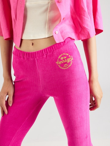 Chiara Ferragni - Acampanado Pantalón en rosa