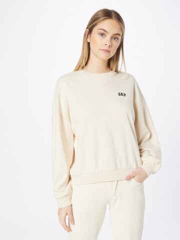 GAP Sweatshirt 'JAPAN' in Beige: predná strana