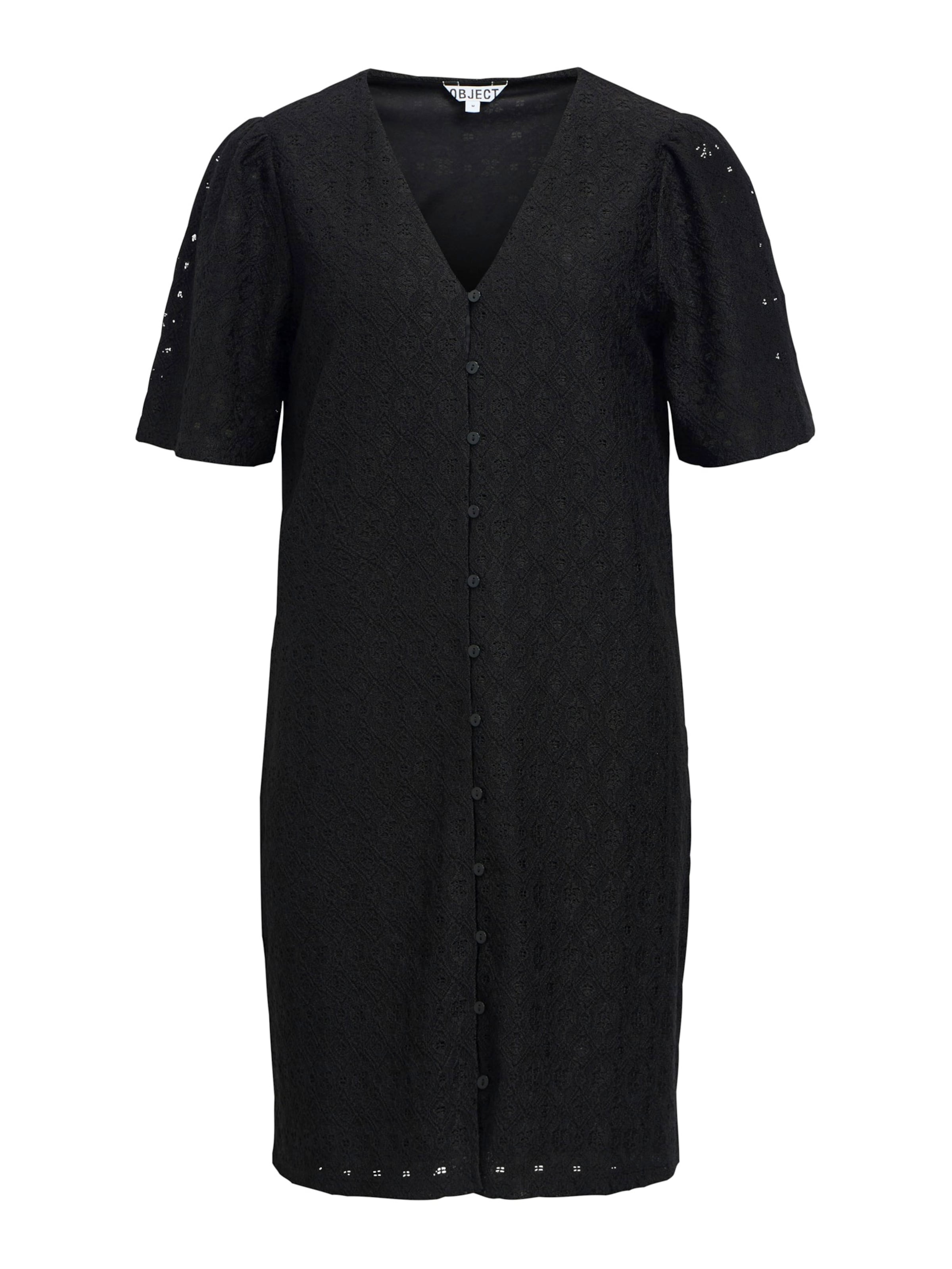 OBJECT - Vestido camisero 'OBJLaila' en negro: frente