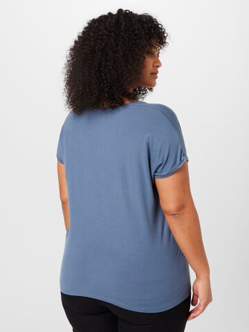 Vero Moda Curve - Camiseta 'Aya' en azul
