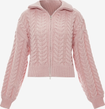 Cardigan MYMO en rose : devant