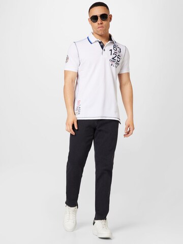CAMP DAVID Poloshirt 'Laser Sailing' in Weiß