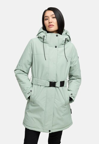 Manteau d’hiver 'Frostkuss 14' NAVAHOO en vert : devant