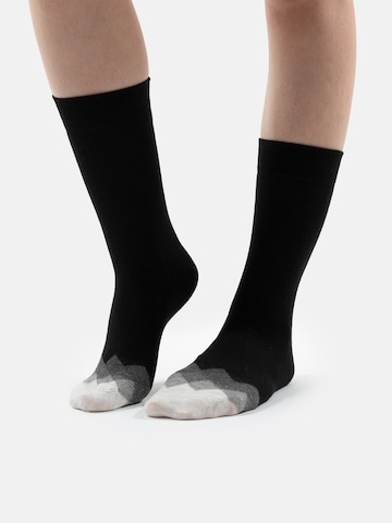 Occulto Socks 'Evelin' in Black