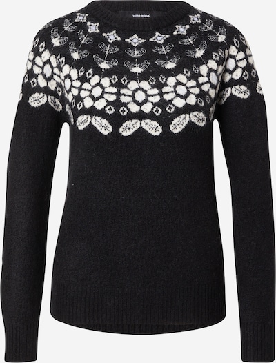 Megztinis 'VMSIMONE' iš VERO MODA, spalva – juoda / balta, Prekių apžvalga