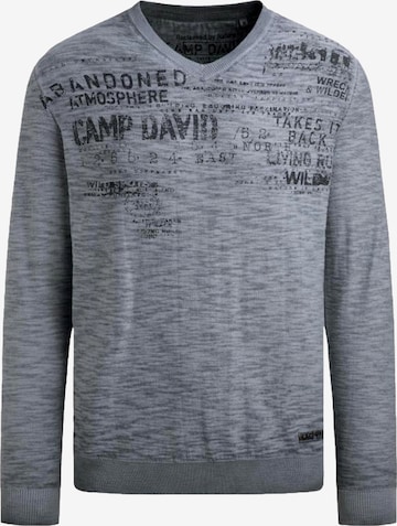mėlyna CAMP DAVID Megztinis: priekis