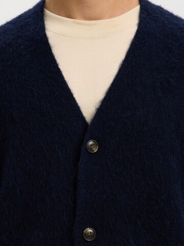 Vestes en maille SELECTED en bleu