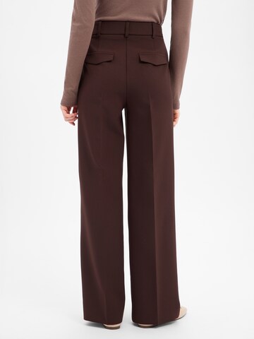 Regular Pantalon à pince 'Catsby Line' Someday en marron