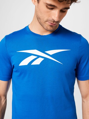 Reebok Functioneel shirt 'Vector' in Blauw