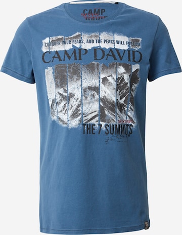 CAMP DAVID Koszulka w kolorze niebieski: przód