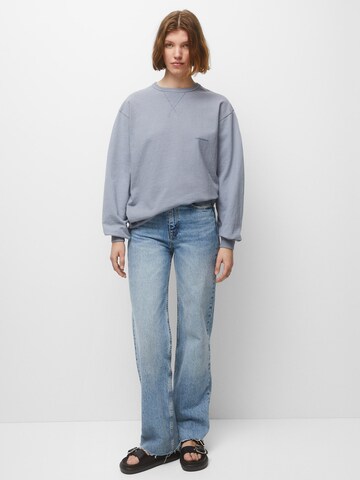 Pull&Bear Sweatshirt in Blau