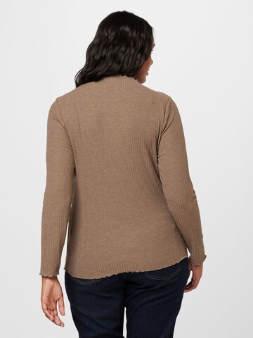 ONLY Carmakoma Shirt 'ALLY' in Brown