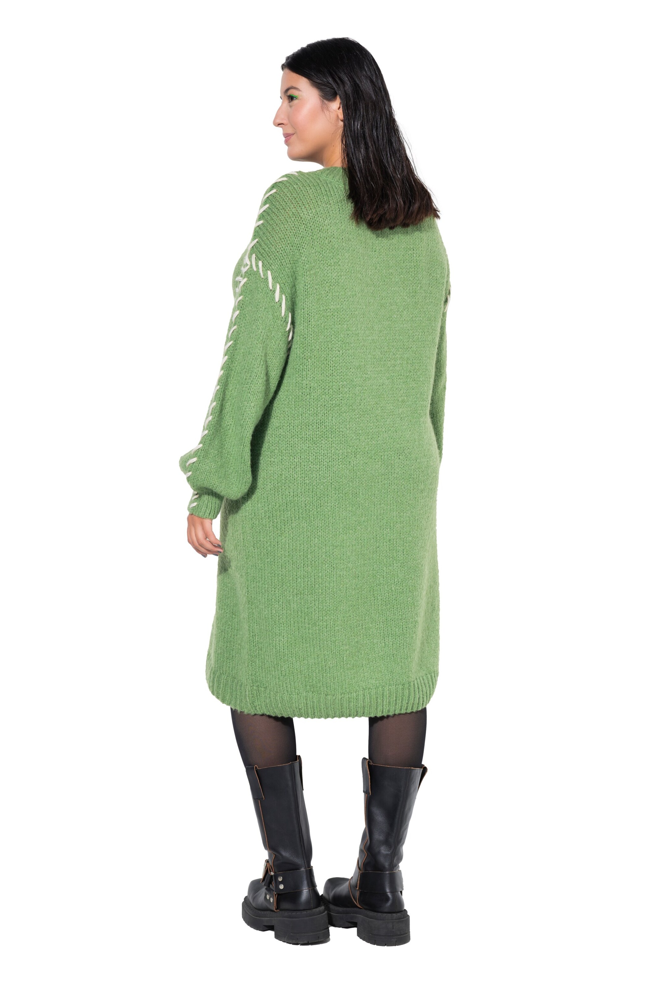 Studio Untold Gebreide jurk in Groen