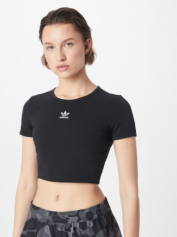 ADIDAS ORIGINALS Футболка 'Essentials' в Черный: спереди
