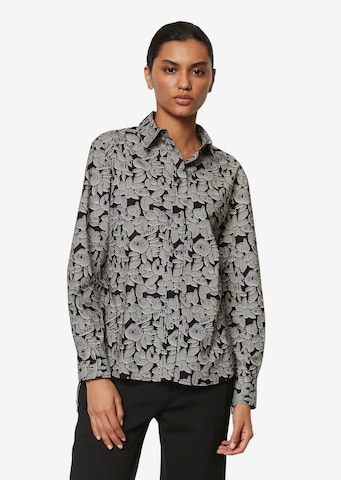 Marc O'Polo Blouse in Zwart: voorkant