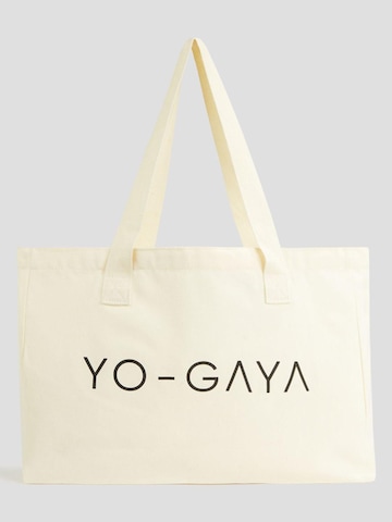 YO-GAYA Shopper 'Canvas Bag' in Beige: voorkant