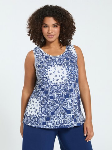 Haut Fiorella Rubino en bleu