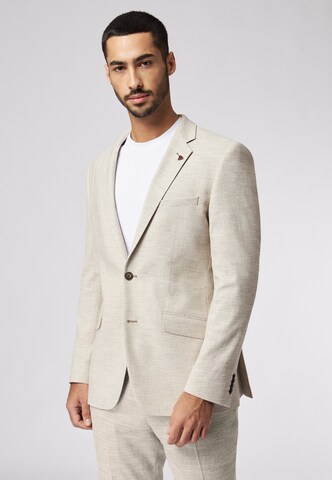 ROY ROBSON Slimfit Anzug aus Leinen in Beige