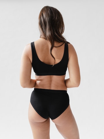 Erlich Textil Bustier BH 'Vera' in Schwarz