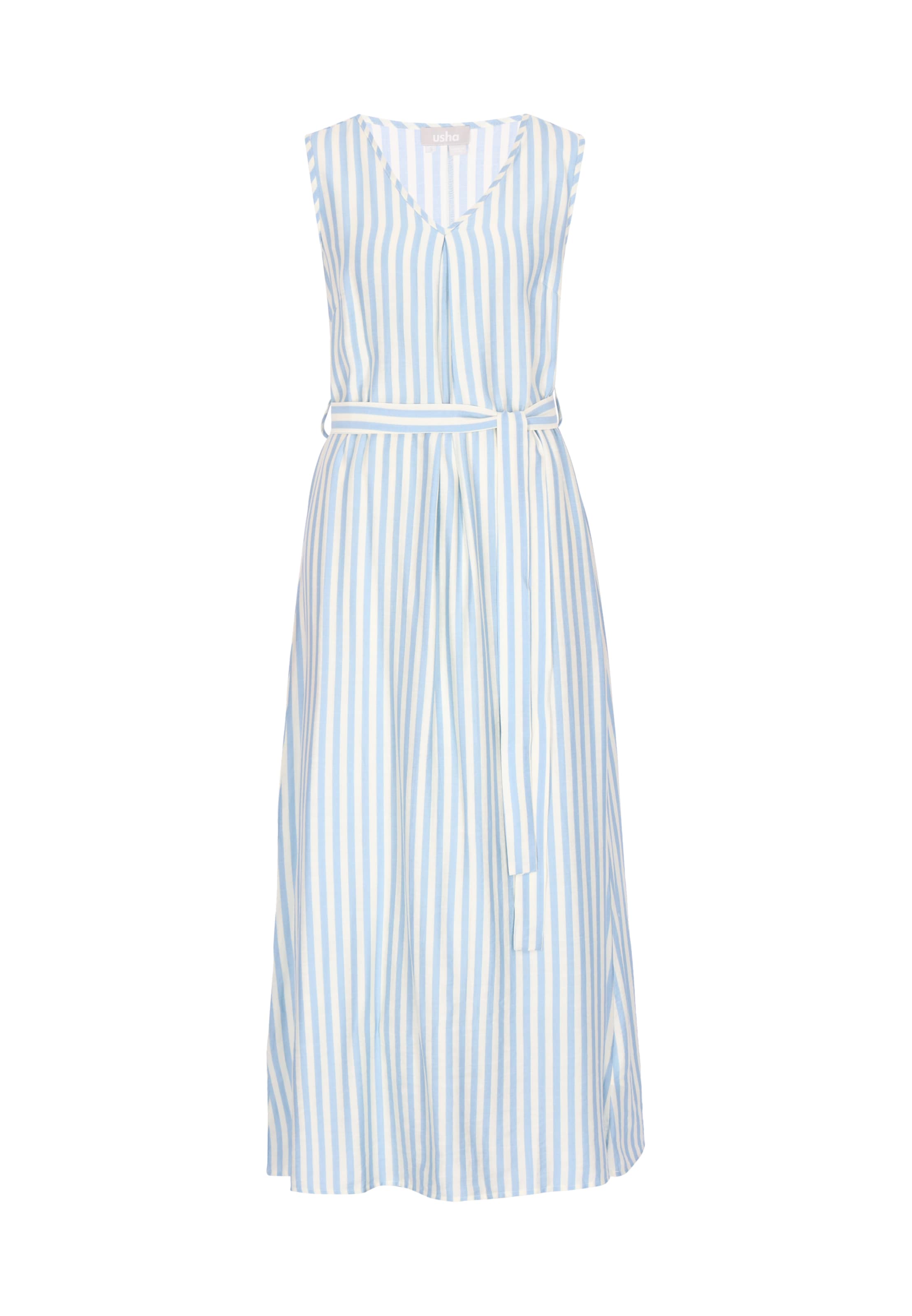 Usha Robe d’été 'Casual' en bleu clair / blanc, Vue avec produit