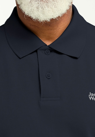 JACK WOLFSKIN Poloshirt in Blau