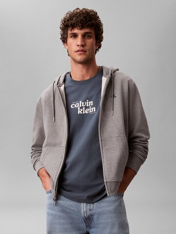 Regular T-Shirt Calvin Klein Jeans en gris