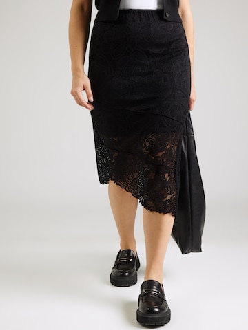 ONLY Carmakoma Skirt 'CARCALLIOPE' in Black: front