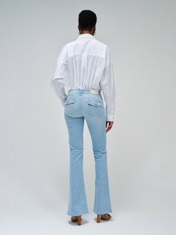 Salsa Jeans Flared Jeans 'Wonder' in Blauw
