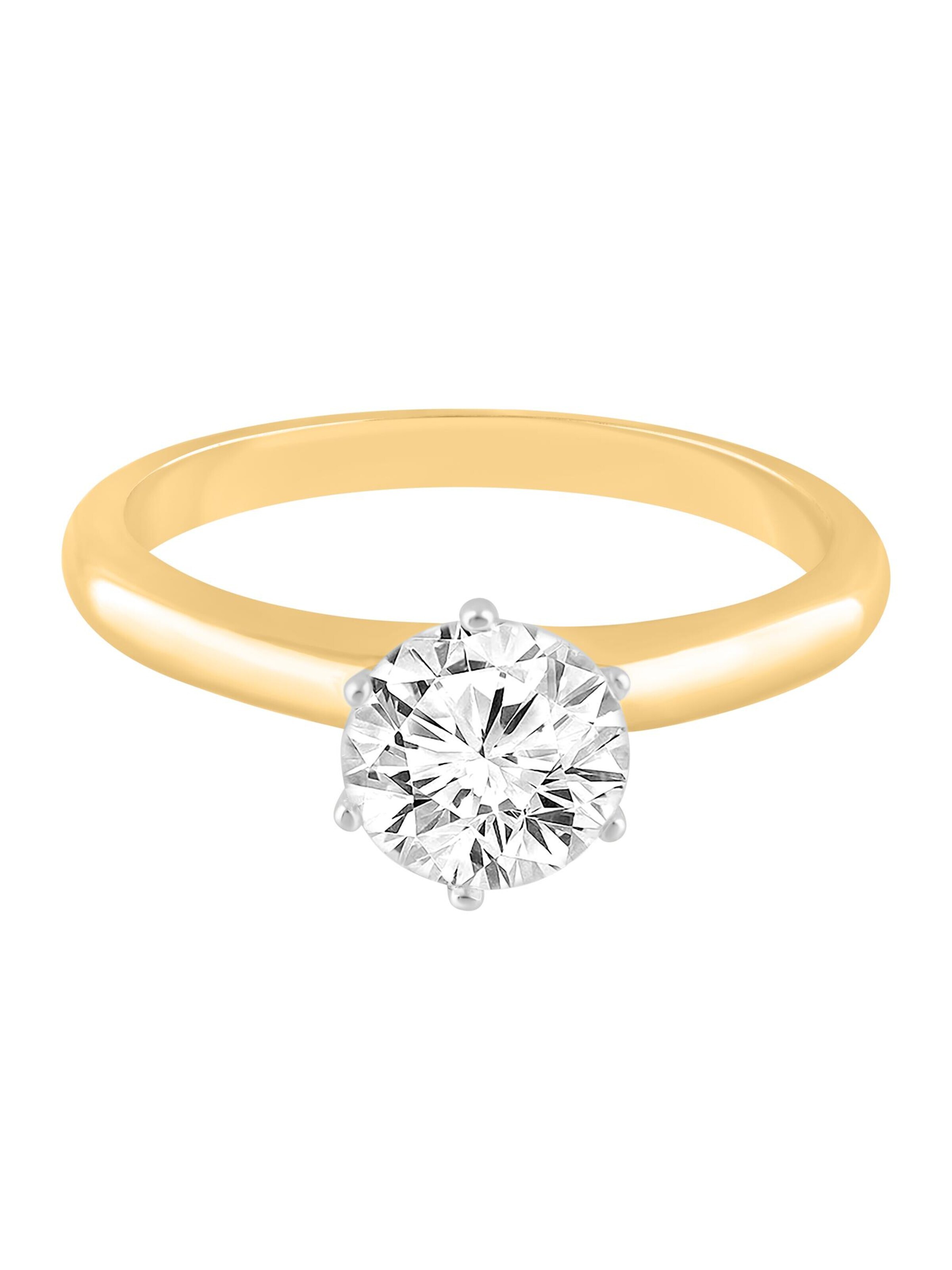 ETHISHER DIAMANTEN Ring‌‌‌‌‌‌ in Gold: Vorderseite
