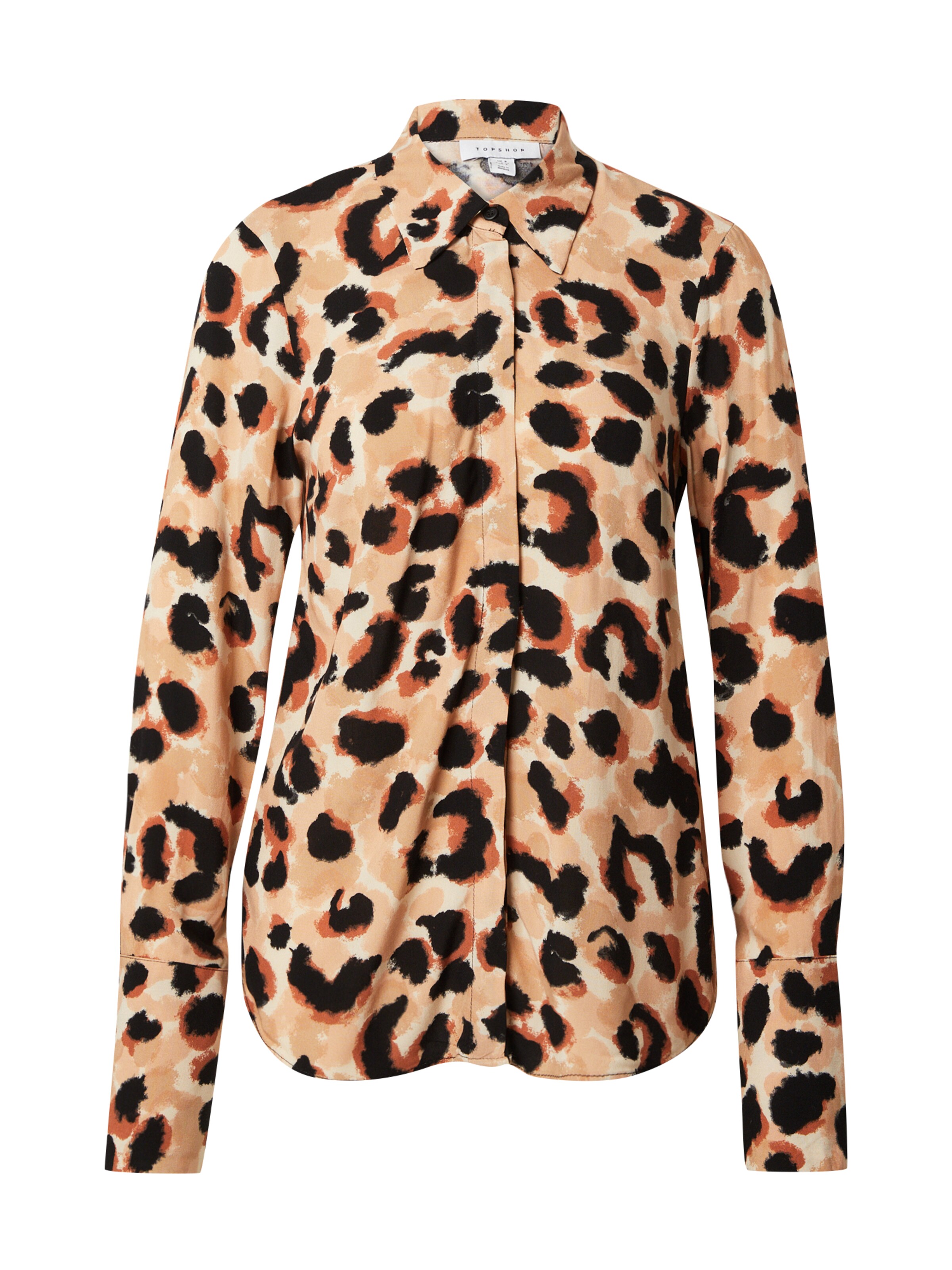 Camicia da donna di TOPSHOP in marrone: frontale