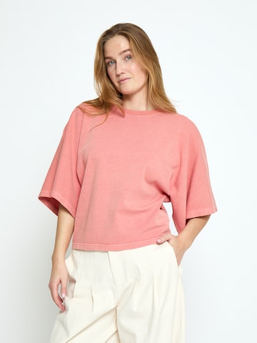 Peppercorn - Top 'Ricky' en naranja: frente