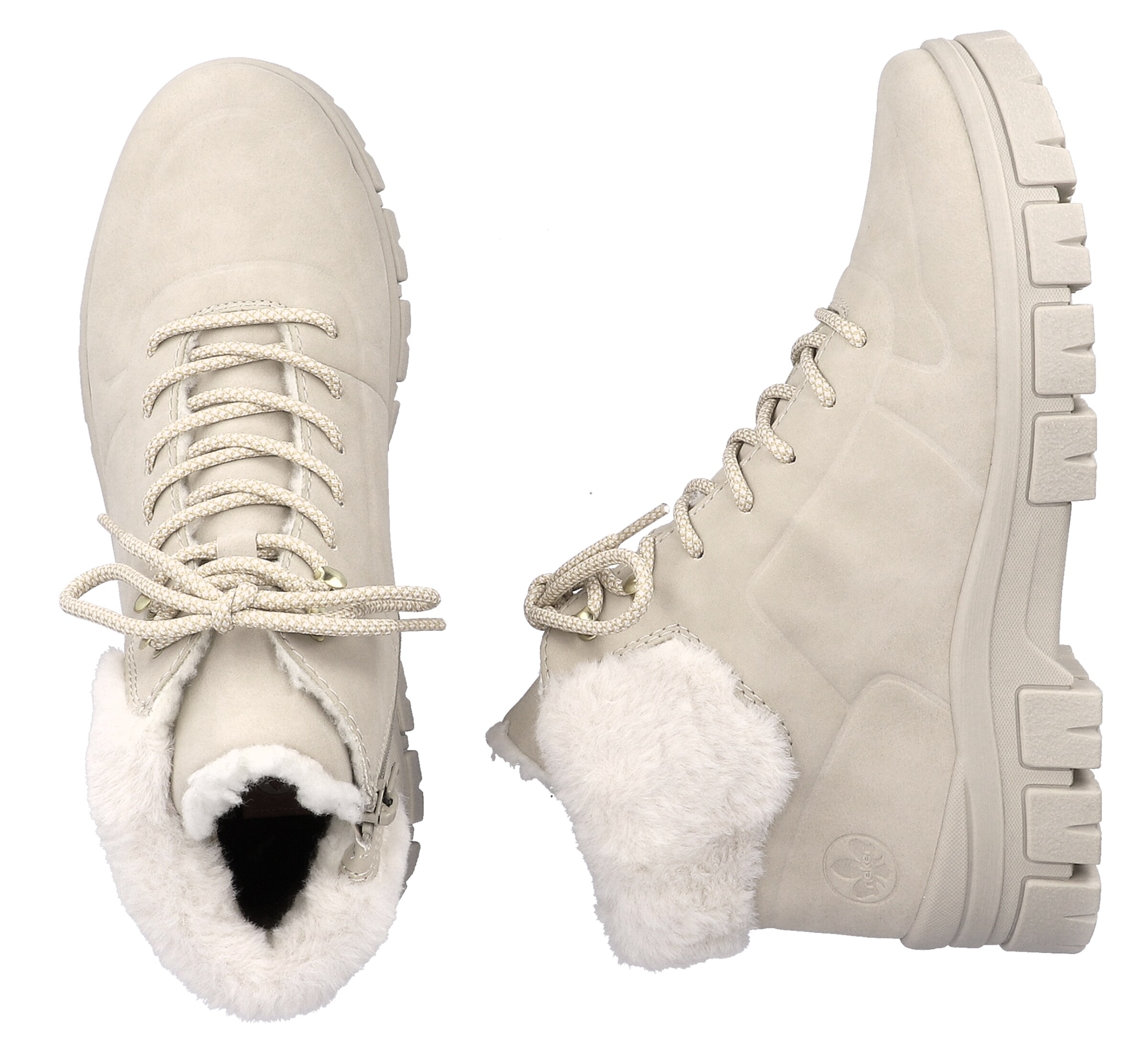 Bottes à lacets 'Z1101' Rieker en beige