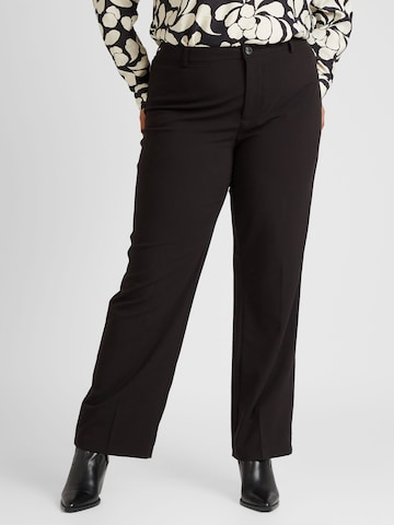 Regular Pantalon 'LIETTE' ONLY Carmakoma en noir : devant